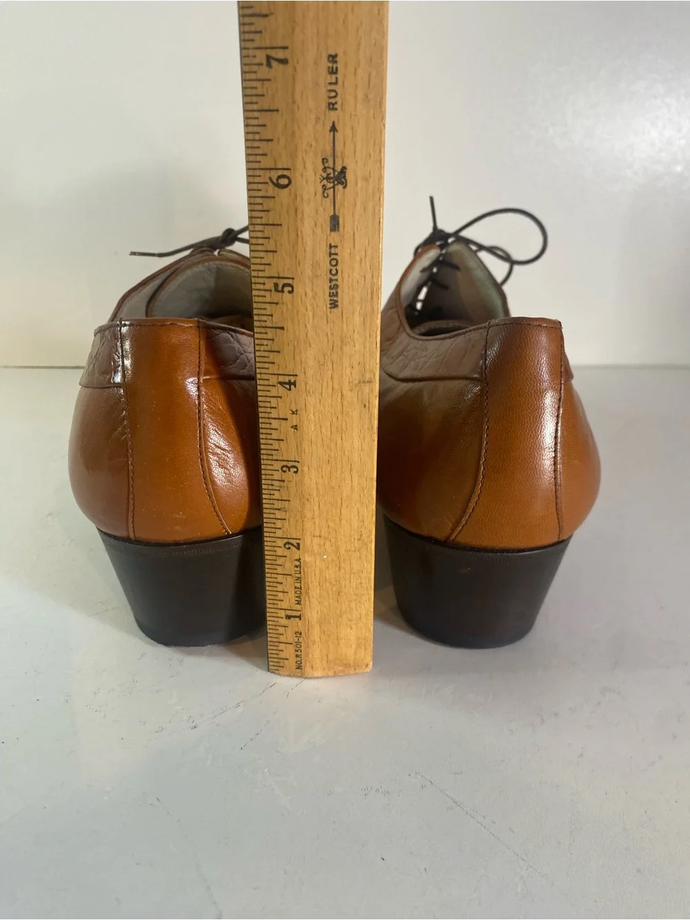 Vintage Carlo Morandi Genuine Eel Skin Lace Up Dress Shoes Italy Size 10.5